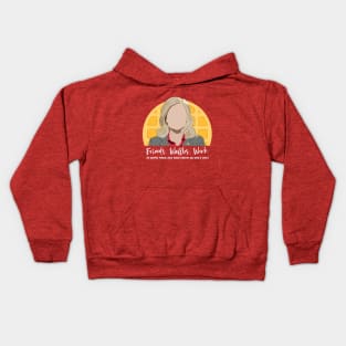 Friends, Waffles, Work - Leslie Knope Parks and Rec Kids Hoodie